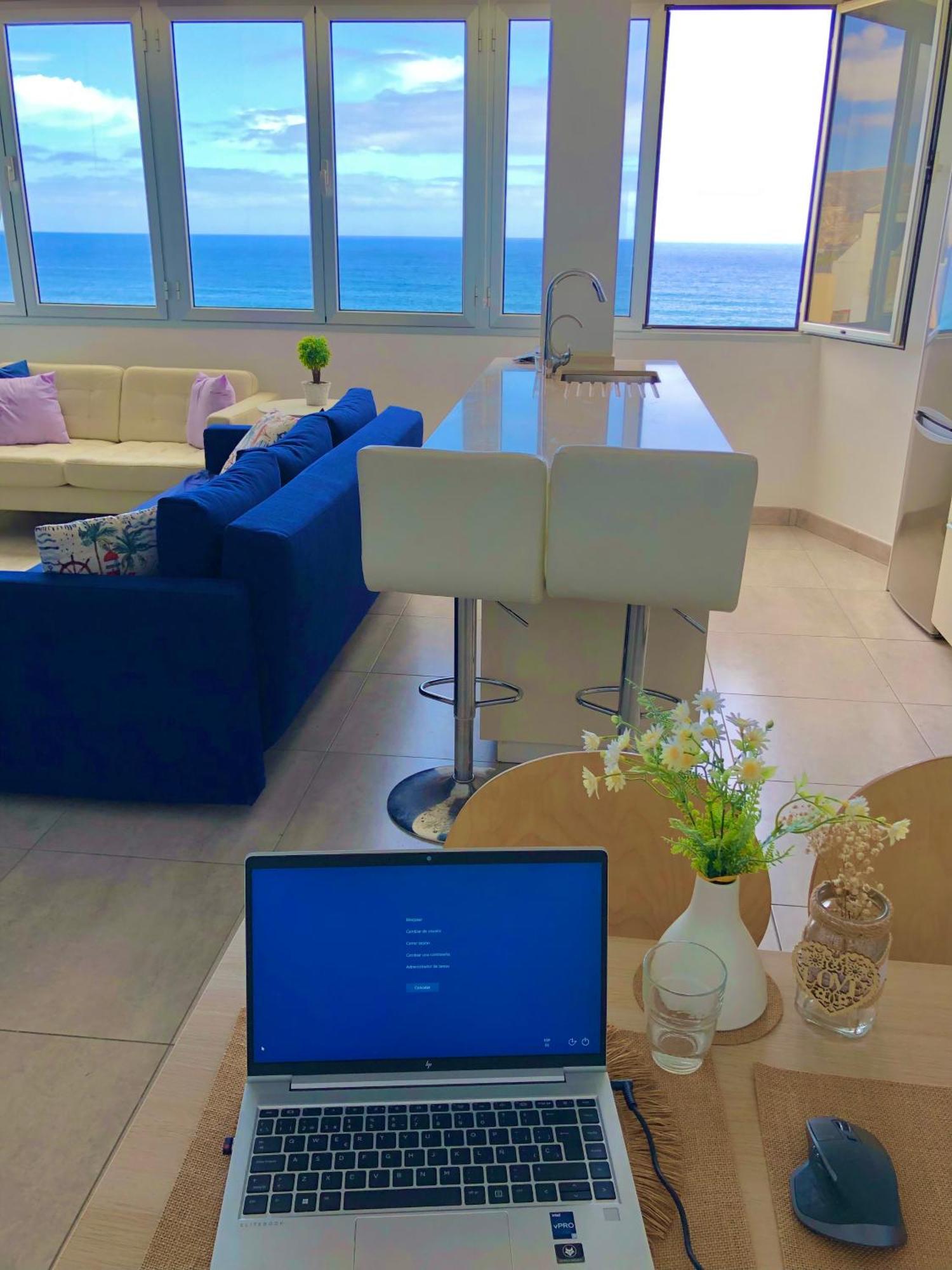 Vistas Mar Playa Las Canteras Primera Linea Wifi Las Palmas de Gran Canaria Extérieur photo